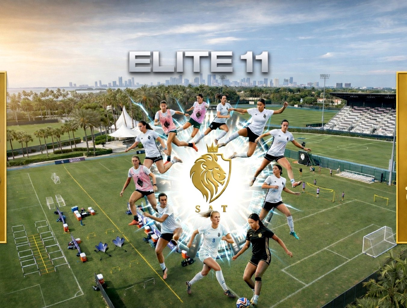 SAT Soccer Elite 11 Women's Program — top female athletes training at SAT Miami facilities